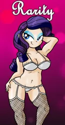 Size: 1772x3383 | Tagged: suggestive, artist:aleximusprime, derpibooru import, rarity, human, g4, armpits, bedroom eyes, belly, belly button, big breasts, bra, breasts, busty rarity, cleavage, clothes, curvy, female, fishnet clothing, fishnet pantyhose, fishnets, frilly underwear, garter belt, humanized, image, light skin, lingerie, panties, pantyhose, pinup, png, rarihips, sexy, socks, solo, solo female, stockings, thigh highs, thighs, underwear, white bra, white panties, white underwear, wide hips