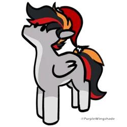 Size: 3000x3000 | Tagged: safe, artist:purple wingshade, derpibooru import, oc, oc:primaryforce, unofficial characters only, pegasus, pony, christmas, hat, holiday, image, male, png, santa hat, solo, stallion