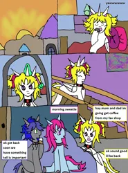 Size: 1330x1801 | Tagged: safe, artist:ask-luciavampire, derpibooru import, oc, alicorn, earth pony, pony, comic, image, png, remake, tumblr