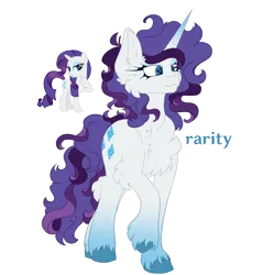 Size: 3000x3000 | Tagged: safe, artist:brybrychan, artist:bryonythewolf, derpibooru import, part of a set, rarity, pony, unicorn, g4, alternate hairstyle, chest fluff, female, high res, hock fluff, horn, image, mare, part of a series, png, raised hoof, simple background, solo, transparent background, unshorn fetlocks