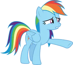 Size: 3373x3000 | Tagged: safe, artist:cloudy glow, derpibooru import, rainbow dash, pegasus, g4, female, image, png, simple background, solo, transparent background, vector