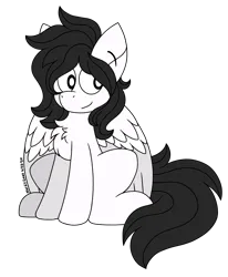 Size: 3288x4000 | Tagged: safe, artist:nordicgoat, derpibooru import, oc, oc:dream weaver, unofficial characters only, pegasus, pony, chest fluff, image, long hair, male, pegasus oc, png, simple, simple background, sitting, stallion, transparent background, wings