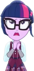 Size: 1220x2520 | Tagged: safe, derpibooru import, edit, edited screencap, editor:mrtoonlover83, screencap, sci-twi, twilight sparkle, human, equestria girls, g4, female, image, not a vector, png, solo