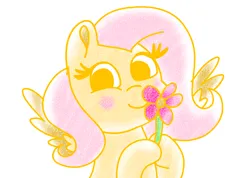 Size: 2774x1976 | Tagged: safe, artist:starflowerpony, derpibooru import, fluttershy, pegasus, pony, g4, female, flower, image, mare, png