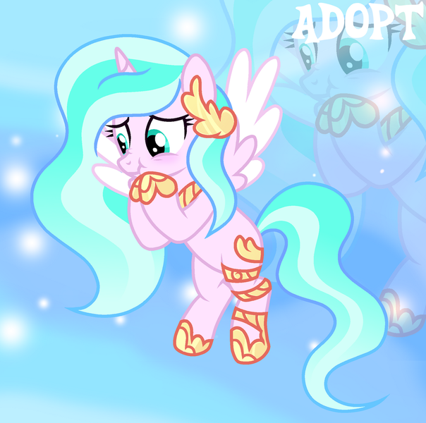 Size: 1280x1272 | Tagged: safe, artist:vi45, derpibooru import, oc, alicorn, pony, adoptable, female, image, mare, png, solo