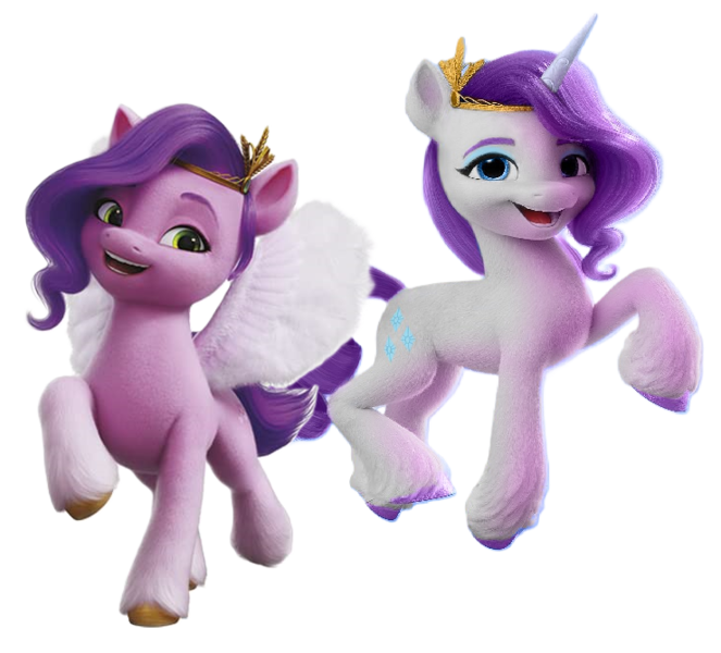 Size: 739x669 | Tagged: safe, artist:tankengine52, derpibooru import, pipp petals, rarity, pegasus, unicorn, g4, g5, horn, image, pipp and her heroine, png, simple background, transparent background