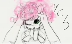 Size: 3744x2263 | Tagged: safe, artist:darkstylerz, derpibooru import, oc, human, pony, commission, cute, hair, human on pony petting, image, jpeg, petting, smol, washing, your character here