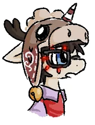 Size: 230x304 | Tagged: safe, artist:muffinz, derpibooru import, oc, oc:peppermint punch, ponified, unofficial characters only, earth pony, pony, glasses, hat, image, png, scout (tf2), simple background, solo, team fortress 2, white background