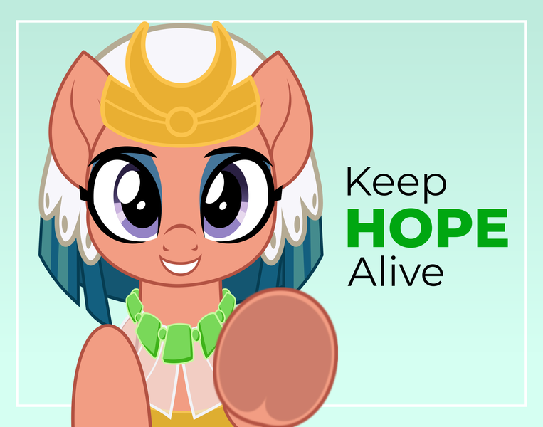 Size: 2000x1572 | Tagged: safe, artist:jhayarr23, derpibooru import, somnambula, pegasus, pony, g4, female, glowpaz, hope, image, looking at you, mare, png, positive ponies, smiling, solo, underhoof