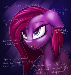 Size: 2378x2522 | Tagged: safe, artist:elzzombie, derpibooru import, pinkie pie, earth pony, pony, g4, depression, feels, female, image, mare, pinkamena diane pie, png, safe but monumentally depressing, solo