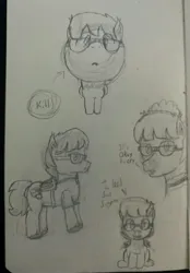 Size: 2771x3978 | Tagged: safe, artist:ponerr, derpibooru import, oc, oc:dusty eclipse, bat pony, pony, bat pony oc, bat wings, colt, doodle, ear fluff, foal, image, jpeg, low effort, male, signature, sketch, sketch dump, wings