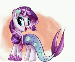 Size: 6000x5000 | Tagged: safe, artist:heu-hey, derpibooru import, rarity, mermaid, pony, unicorn, g4, scare master, clothes, costume, dress, female, horn, image, jpeg, mermarity, my little pony, nightmare night costume, rarity's mermaid dress, smiling, solo