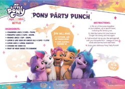 Size: 1200x851 | Tagged: safe, derpibooru import, official, hitch trailblazer, izzy moonbow, pipp petals, sunny starscout, zipp storm, g5, drink, image, jpeg, mane five, punch (drink), punch bowl, recipe