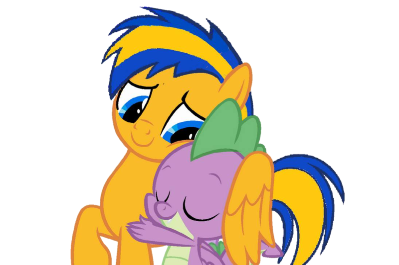 Size: 1095x730 | Tagged: safe, artist:mlpfan3991, derpibooru import, spike, oc, oc:flare spark, dragon, pegasus, pony, g4, female, image, male, png, simple background, transparent background