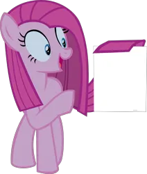 Size: 11590x13670 | Tagged: safe, artist:retroponybro, derpibooru import, pinkie pie, pony, g4, base used, female, full body, image, inkscape, mare, paper, pinkamena diane pie, png, simple background, transparent background, vector