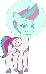 Size: 2501x4010 | Tagged: safe, derpibooru import, official, zipp storm, pegasus, pony, g5, my little pony: tell your tale, spoiler:g5, spoiler:my little pony: tell your tale, spoiler:tyts02e28, .ai available, .svg available, bubble, colored wings, enchantment under the sea, female, folded wings, image, mare, multicolored wings, png, simple background, smiling, solo, transparent background, unshorn fetlocks, vector, wings