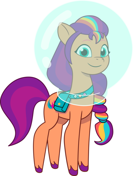 Size: 2857x3765 | Tagged: safe, derpibooru import, official, sunny starscout, earth pony, pony, g5, my little pony: tell your tale, spoiler:g5, spoiler:my little pony: tell your tale, spoiler:tyts02e28, .ai available, .svg available, bag, bubble, enchantment under the sea, female, image, mane stripe sunny, mare, png, saddle bag, simple background, smiling, solo, sunny's bag, transparent background, unshorn fetlocks, vector