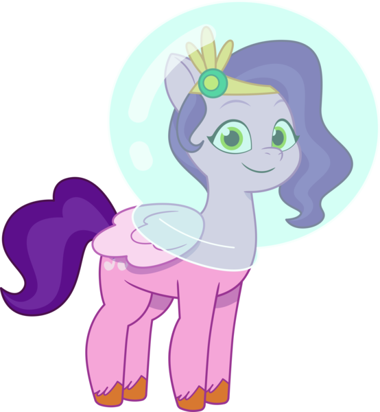 Size: 3166x3426 | Tagged: safe, derpibooru import, official, pipp petals, pegasus, pony, g5, my little pony: tell your tale, spoiler:g5, spoiler:my little pony: tell your tale, spoiler:tyts02e28, .ai available, .svg available, bubble, diadem, enchantment under the sea, female, folded wings, image, jewelry, mare, png, regalia, simple background, smiling, solo, transparent background, unshorn fetlocks, vector, wings