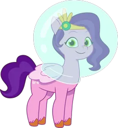 Size: 3166x3426 | Tagged: safe, derpibooru import, official, pipp petals, pegasus, pony, g5, my little pony: tell your tale, spoiler:g5, spoiler:my little pony: tell your tale, spoiler:tyts02e28, .ai available, .svg available, bubble, diadem, enchantment under the sea, female, folded wings, image, jewelry, mare, png, regalia, simple background, smiling, solo, transparent background, unshorn fetlocks, vector, wings