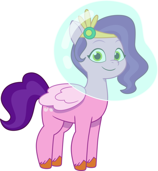 Size: 3130x3389 | Tagged: safe, derpibooru import, official, pipp petals, pegasus, pony, g5, my little pony: tell your tale, spoiler:g5, spoiler:my little pony: tell your tale, spoiler:tyts02e28, .ai available, .svg available, bubble, diadem, enchantment under the sea, female, folded wings, image, jewelry, mare, png, regalia, simple background, smiling, solo, transparent background, unshorn fetlocks, vector, wings