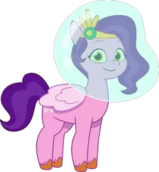 Size: 3130x3389 | Tagged: safe, derpibooru import, official, pipp petals, pegasus, pony, g5, my little pony: tell your tale, spoiler:g5, spoiler:my little pony: tell your tale, spoiler:tyts02e28, .ai available, .svg available, bubble, diadem, enchantment under the sea, female, folded wings, image, jewelry, mare, png, regalia, simple background, smiling, solo, transparent background, unshorn fetlocks, vector, wings