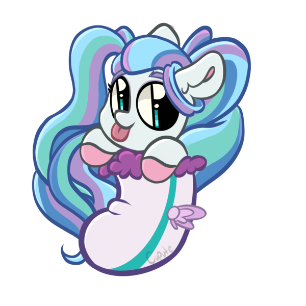 Size: 2048x2048 | Tagged: safe, artist:cupute, derpibooru import, earth pony, pony, :p, big ears, blue eyes, cheap, chibi, christmas, christmas stocking, clothes, colored hooves, commission, ear fluff, eyebrows, eyeshadow, female, hair streaks, hair stripe, holiday, hooves, image, long hair, long mane, looking at you, makeup, mare, multicolored hair, multicolored mane, perla (wild manes), pigtails, pink hooves, png, purple eyeshadow, shoes, simple background, smiling, solo, stripes, tied mane, tongue out, transparent background, wild manes, ych result