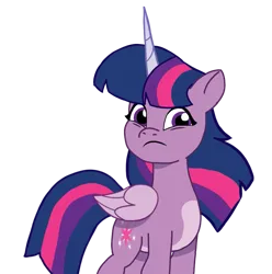 Size: 937x946 | Tagged: safe, artist:twilightsparkle2011, derpibooru import, twilight sparkle, alicorn, pony, g4, g5, my little pony: tell your tale, background removed, g4 to g5, generation leap, image, png, simple background, solo, thinking, transparent background, wings, worried