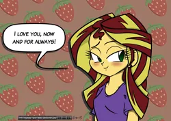 Size: 7016x4961 | Tagged: safe, artist:burning-heart-brony, derpibooru import, sunset shimmer, equestria girls, g4, absurd resolution, blushing, female, image, jpeg, my little pony equestria girls: rainbow rocks, solo, wholesome