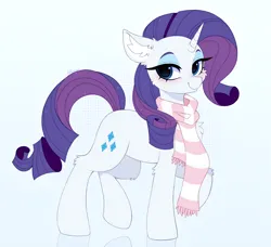 Size: 6568x6000 | Tagged: safe, artist:pesty_skillengton, derpibooru import, rarity, pony, unicorn, g4, chest fluff, clothes, ear fluff, female, full body, horn, image, mare, png, scarf, solo