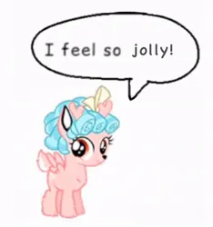 Size: 828x883 | Tagged: safe, derpibooru import, edit, cozy glow, deer, reindeer, g4, gameloft, image, jpeg, my little pony: magic princess, solo, species swap, speech bubble