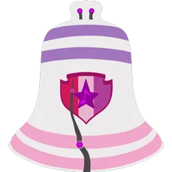 Size: 914x913 | Tagged: safe, derpibooru import, ponerpics import, sweetie belle, ponybooru, bell, community related, cutie mark, favicon, icon, image, liberty bell, logo, meta, no pony, pun, simple background, svg, sweetie bell, the cmc's cutie marks, transparent background, vector