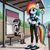 Size: 1024x1024 | Tagged: safe, ai content, derpibooru import, machine learning generated, prompter:lukington17, octavia melody, rainbow dash, anthro, plantigrade anthro, g4, anklet, belly, belly button, belt, bench, billboard, boots, bus, bus stop, clothes, derpibooru exclusive, emo, feet, hand on hip, heart, image, jewelry, jpeg, leggings, midriff, nail polish, pride flag, sandals, shoes, sign, sitting, studded bracelet