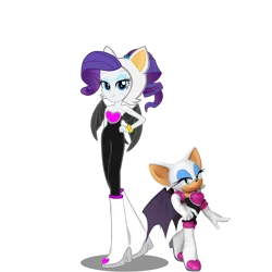 Size: 2048x2048 | Tagged: safe, artist:kalel156, derpibooru import, rarity, bat, human, equestria girls, g4, clothes, cosplay, costume, female, image, png, rouge the bat, simple background, sonic the hedgehog (series), transparent background, vector