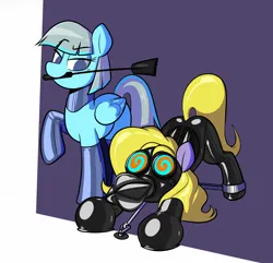 Size: 1280x1232 | Tagged: suggestive, artist:belaboy, ponerpics import, oc, unofficial characters only, pony, bdsm, clothes, dominatrix, female, gimp suit, image, jpeg, latex, latex socks, latex suit, mare, mind control, riding crop, socks