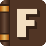 Size: 160x160 | Tagged: safe, book, community related, f, favicon, fimfiction, icon, image, no pony, png