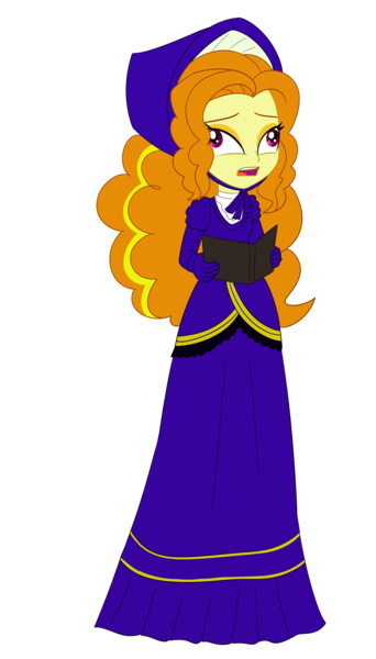 Size: 2000x3509 | Tagged: safe, artist:cartoonmasterv3, artist:nie-martw-sie-o-mnie, derpibooru import, adagio dazzle, human, undead, zombie, equestria girls, g4, caroling, christmas, christmas 2024, clothes, dress, female, gown, holiday, humanized, image, long dress, long skirt, over enthusiastic carolers, png, simple background, skirt, solo, transparent background, victorian, victorian dress