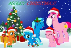 Size: 4191x2824 | Tagged: safe, artist:memeartboi, derpibooru import, ponified, earth pony, pegasus, pony, unicorn, g4, anais watterson, beard, brother and sister, brothers, buff, christmas, christmas eve, christmas lights, christmas ornament, christmas presents, christmas socks, christmas tree, clothes, colt, cute, daisy the donkey, darwin watterson, decoration, disguise, eyes closed, eyes open, facial hair, family, father, father and child, father and daughter, father and mother, father and son, female, filly, foal, gift wrapped, group, gumball watterson, happy, hat, hearth's warming, heartwarming, holiday, horn, image, jpeg, little sister, looking at you, male, mare, merry christmas, mistletoe, mother, mother and child, mother and daughter, mother and son, muscles, nicole watterson, night, night background, open mouth, outdoors, parent and foal, parents and child, pegasus wings, present, quintet, richard watterson, santa beard, santa hat, shine, siblings, smiling, smiling at you, snow, snowfall, snowy, socks, stallion, standing, standing on two hooves, the amazing world of gumball, tree, unicorn horn, wings, winter