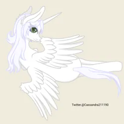 Size: 2000x2000 | Tagged: safe, artist:cassandra211190, derpibooru import, oc, oc:κασσάνδρα, alicorn, pony, alicorn oc, horn, image, png, wings