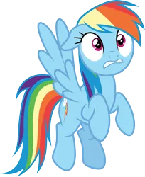 Size: 3000x3672 | Tagged: safe, artist:cloudy glow, derpibooru import, rainbow dash, g4, the beginning of the end, image, my little pony, png, simple background, solo, transparent background, vector