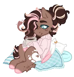 Size: 969x1000 | Tagged: safe, artist:kazmuun, derpibooru import, oc, oc:coffee swirl, unofficial characters only, pegasus, pony, blue eyelashes, blue eyes, blush lines, blushing, brown coat, clothes, coat markings, coffee, coffee mug, colored, colored eyebrows, colored eyelashes, colored hooves, colored lineart, colored wings, colored wingtips, commission, cushion, drink, femboy, feminine stallion, flat colors, freckles, heart, heart eyes, hooves, image, leg fluff, leg freckles, leg markings, male, male oc, mug, pegasus oc, piercing, pillow, pink hooves, pink sweater, png, ponytail, profile, signature, simple background, sitting, smiling, solo, splotches, stallion, stallion oc, striped mane, striped tail, sweater, tail, tied mane, trans male, transgender, transgender oc, transparent background, turtleneck, turtleneck sweater, two toned mane, two toned tail, two toned wings, white pupils, white wings, wing fluff, wing piercing, wingding eyes, wings, ych result