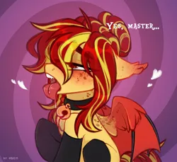 Size: 2048x1877 | Tagged: suggestive, artist:shelti, ponerpics import, oc, unofficial characters only, pony, ahegao, clothes, dialogue, female, image, jpeg, leash, mare, open mouth, socks, tongue out