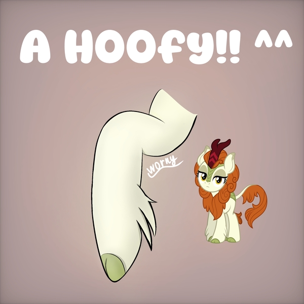 Size: 2048x2048 | Tagged: safe, artist:jhayarr23, artist:worny, derpibooru import, autumn blaze, kirin, g4, abstract background, cute, female, fluffy, hooves, image, jpeg, signature, simple, simple background, solo, solo female, text, unshorn fetlocks, vector