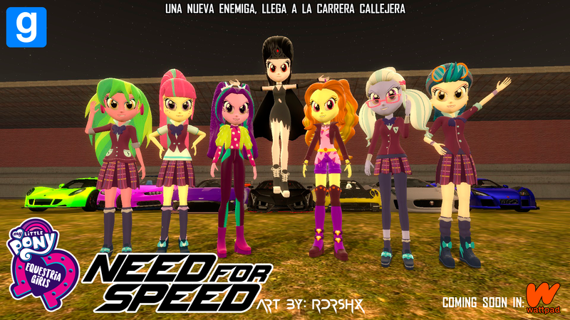 Size: 1920x1080 | Tagged: safe, derpibooru import, adagio dazzle, aria blaze, indigo zap, lemon zest, sour sweet, sugarcoat, oc, equestria girls, g4, aston martin, bugatti, crossover, equestria girls specials, gumpert, hennessey, image, jaguar, lamborghini, my little pony equestria girls: friendship games, my little pony equestria girls: sunset's backstage pass, need for speed, night, pagani, png, wattpad