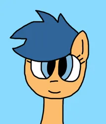 Size: 352x410 | Tagged: safe, artist:luisegirls23, derpibooru import, first base, pegasus, pony, g4, adorabase, bust, closed mouth, cute, female, female first base, filly, foal, generation leap, hello, image, light blue background, pegasus first base, png, portrait, race swap, rule 63, simple background, smiling, solo