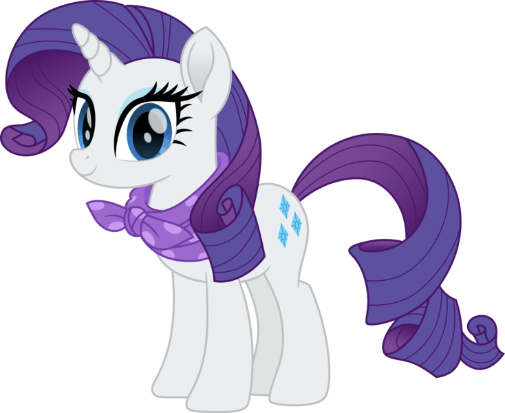 Size: 3669x3000 | Tagged: safe, artist:cloudy glow, derpibooru import, rarity, unicorn, g4, female, horn, image, kerchief, movie accurate, my little pony, my little pony: rainbow roadtrip, png, simple background, transparent background, vector