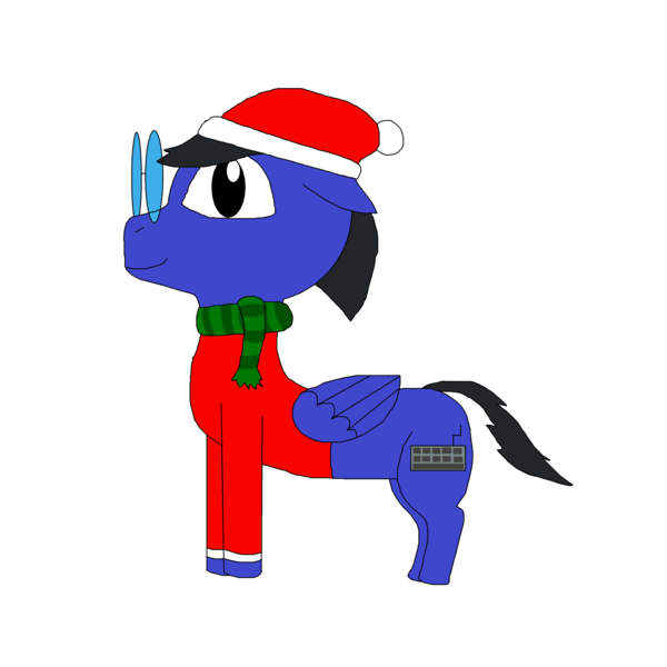 Size: 3000x3000 | Tagged: safe, artist:blazewing, derpibooru import, oc, oc:blazewing, unofficial characters only, pegasus, pony, clothes, drawpile, glasses, hat, image, jacket, male, png, scarf, simple background, smiling, stallion, winter hat