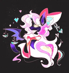 Size: 1924x2044 | Tagged: safe, derpibooru import, oc, oc:erhai ripple, bat pony, hybrid, pony, unicorn, horn, image, jpeg