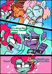 Size: 1240x1754 | Tagged: safe, artist:jully-park, derpibooru import, oc, oc:charlotte parker, oc:ella evans, oc:eva marshall, oc:kelly clark, earth pony, pegasus, pony, comic:how i meet my chaotic friends, comic, image, png