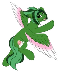 Size: 2548x3303 | Tagged: safe, artist:decemberbreeze, derpibooru import, oc, oc:tranquil zen, unofficial characters only, pegasus, pony, colored wings, commission, commissioner:legionofblues, cutie mark, female, image, mare, mare oc, multicolored wings, pegasus oc, png, wings