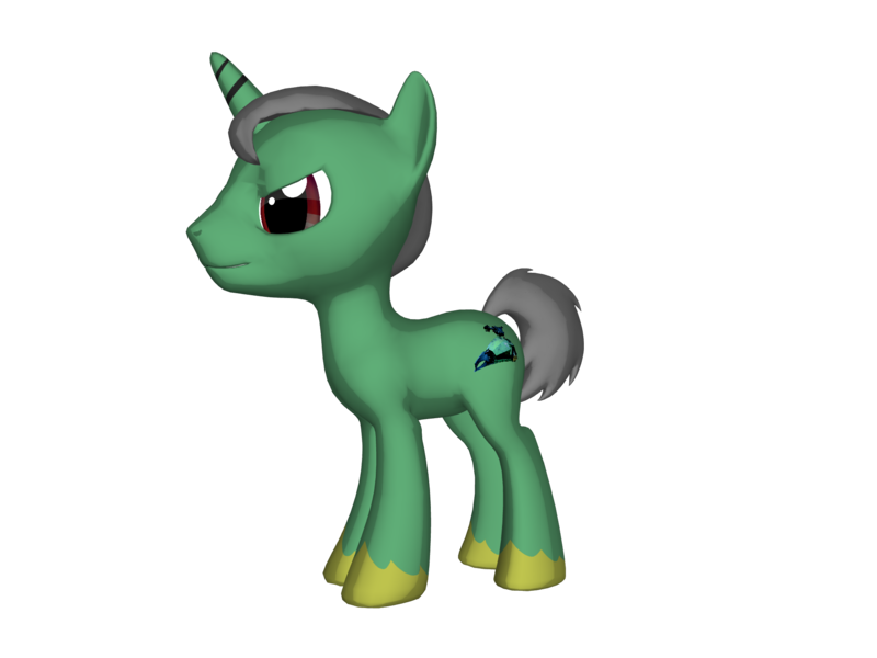 Size: 2000x1500 | Tagged: safe, artist:taionafan369, derpibooru import, editor:taionafan369, oc, oc:sergeant bash, ponified, pony, unicorn, pony creator, g4, 3d, 3d pony creator, horn, house robot, housebot, image, male, male oc, png, ponylumen, robot wars, simple background, solo, stallion, stallion oc, transparent background, unicorn oc, unshorn fetlocks